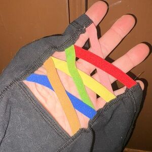 Target Pride Black Biker Shorts w/ Rainbow Strap Detail | XXL